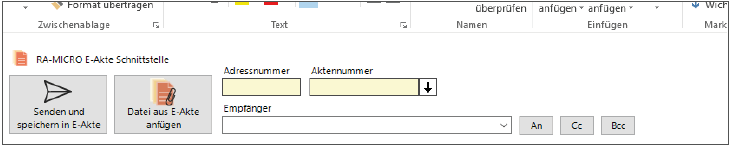 neue E-Mails erstellen, versenden und speichern